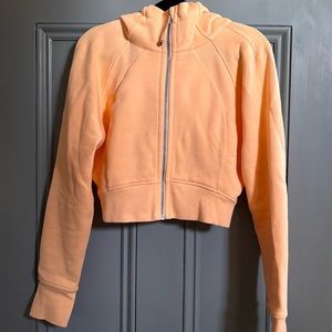 Lululemon cropped full zip scuba